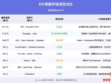 Polymarket与Kalshi获巨资融资，八大预测市场玩法规则一次看