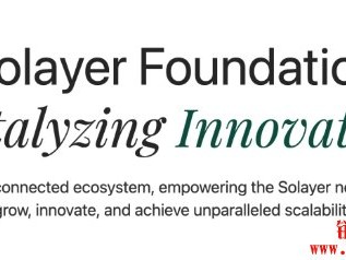 再质押协议Solayer成立基金会！推出治理代币LAYER