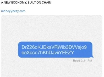 肯爷推出YZY MONEY主打支付应用，YZY币开盘估值冲上30亿美元
