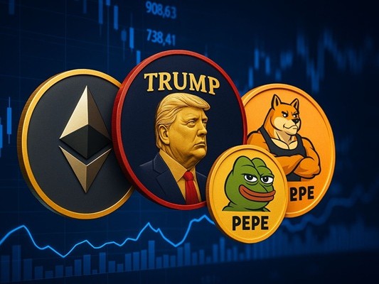 巨鲸在崩盘后的重新洗牌资金重投ETH与TRUMP　并押注3大新百倍币新叙事