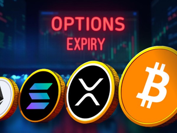 历史上最大加密期权到期！比特币、以太坊、XRP和Solana急泻